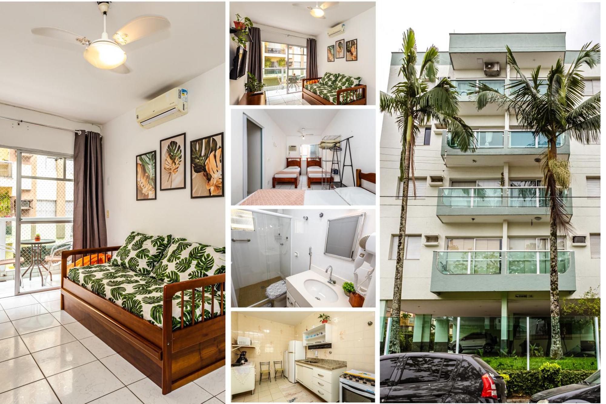 Apto Na Enseada Excelente Localizacao, 500M Da Praia, Garagem, Ar Condicionado Portaria 24 Horas Guaruja Luaran gambar